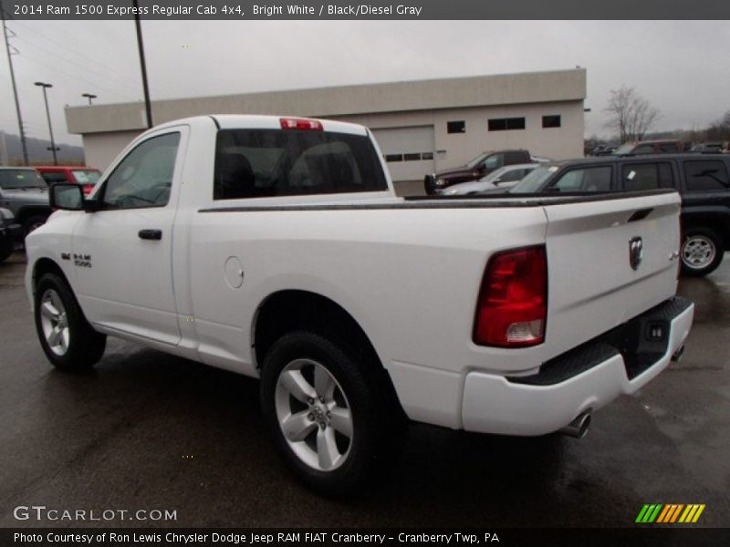 Bright White / Black/Diesel Gray 2014 Ram 1500 Express Regular Cab 4x4