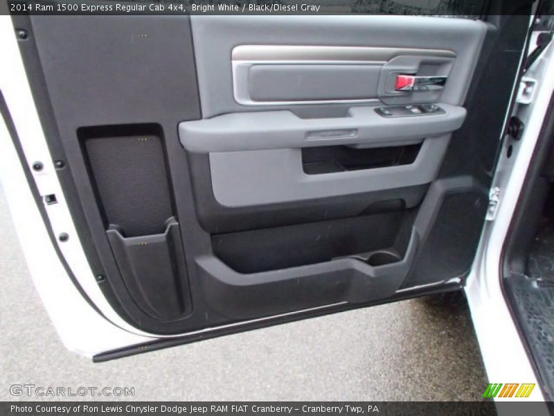 Bright White / Black/Diesel Gray 2014 Ram 1500 Express Regular Cab 4x4