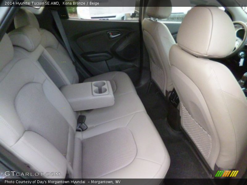 Kona Bronze / Beige 2014 Hyundai Tucson SE AWD