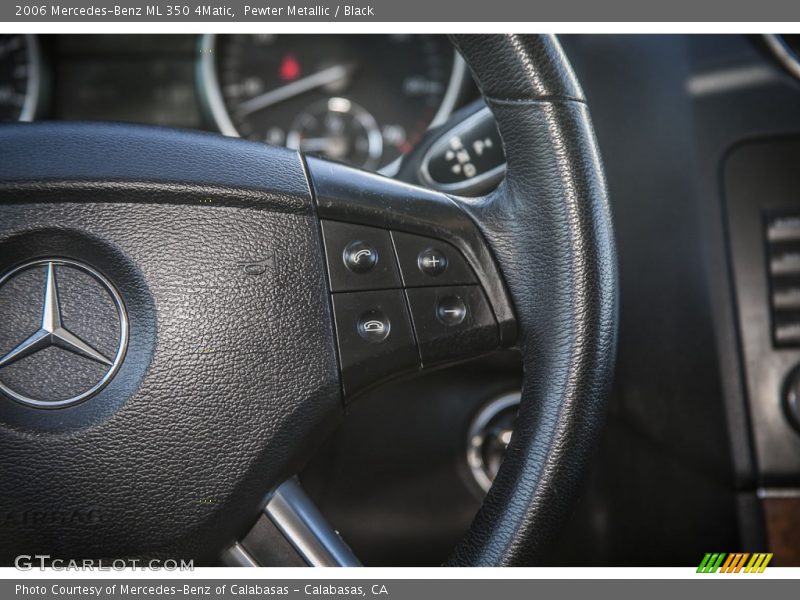 Pewter Metallic / Black 2006 Mercedes-Benz ML 350 4Matic