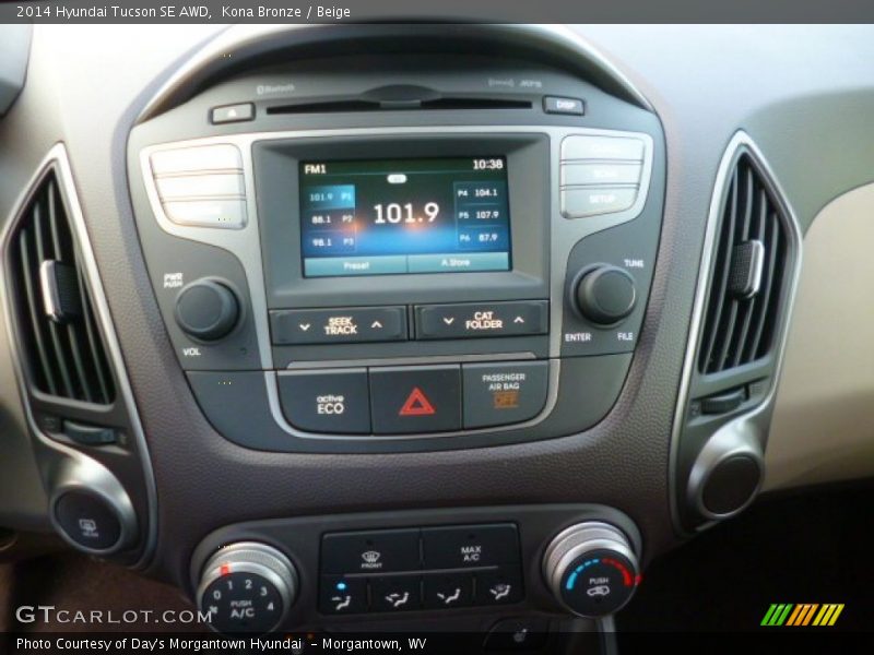 Kona Bronze / Beige 2014 Hyundai Tucson SE AWD