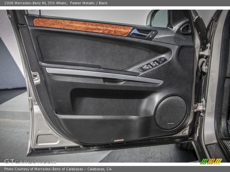 Pewter Metallic / Black 2006 Mercedes-Benz ML 350 4Matic