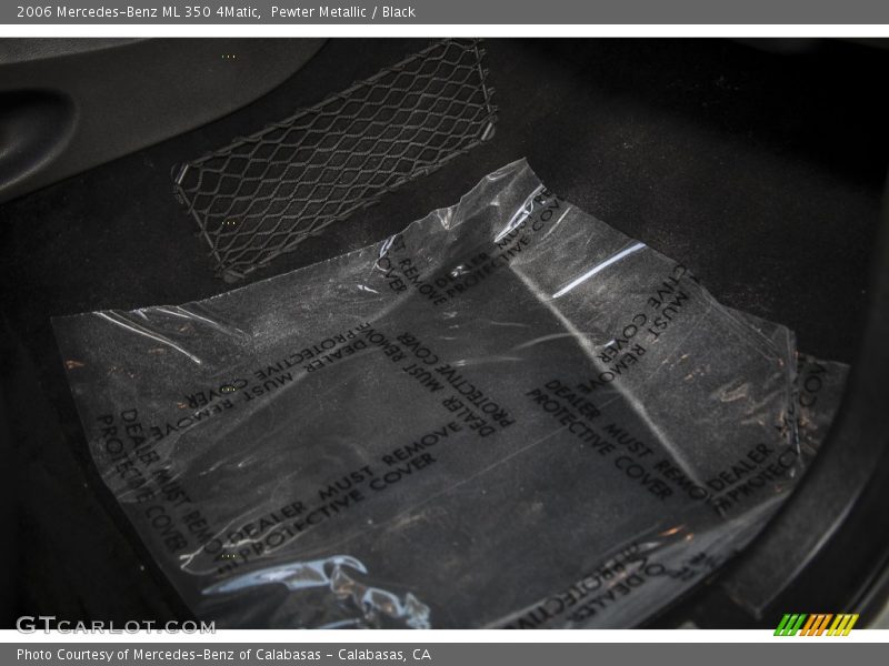 Pewter Metallic / Black 2006 Mercedes-Benz ML 350 4Matic