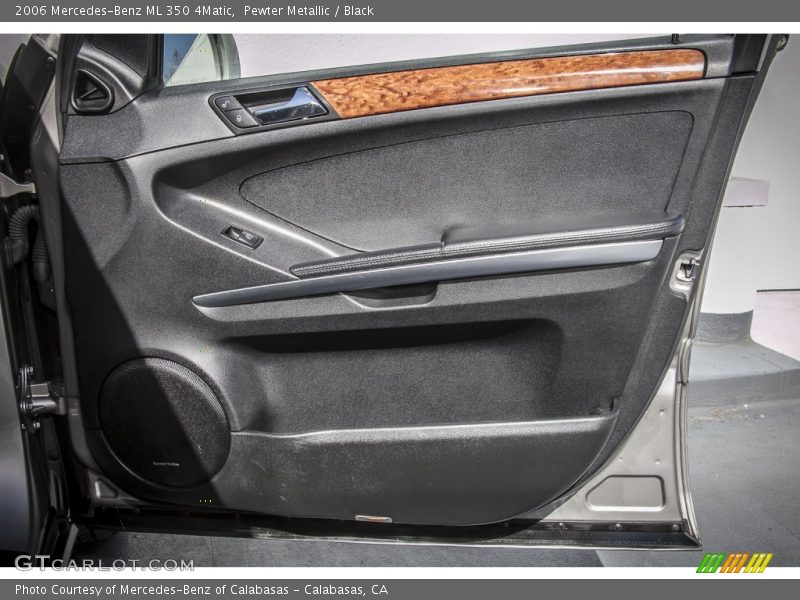 Pewter Metallic / Black 2006 Mercedes-Benz ML 350 4Matic