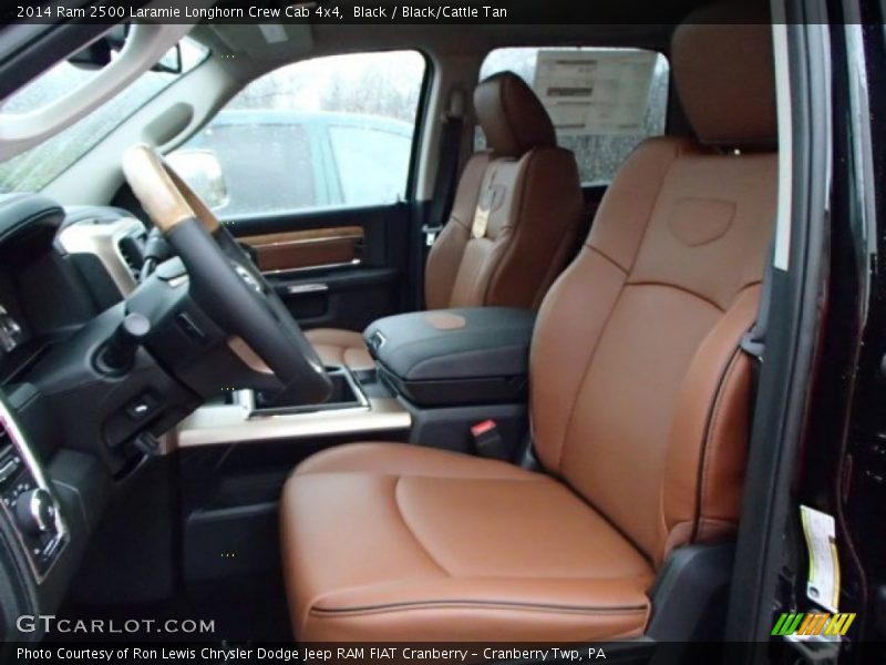 Black / Black/Cattle Tan 2014 Ram 2500 Laramie Longhorn Crew Cab 4x4
