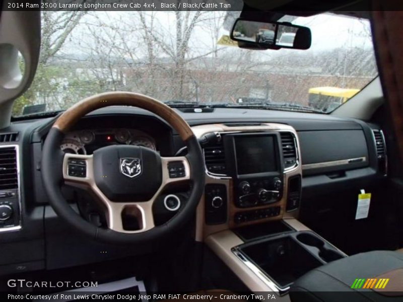 Black / Black/Cattle Tan 2014 Ram 2500 Laramie Longhorn Crew Cab 4x4