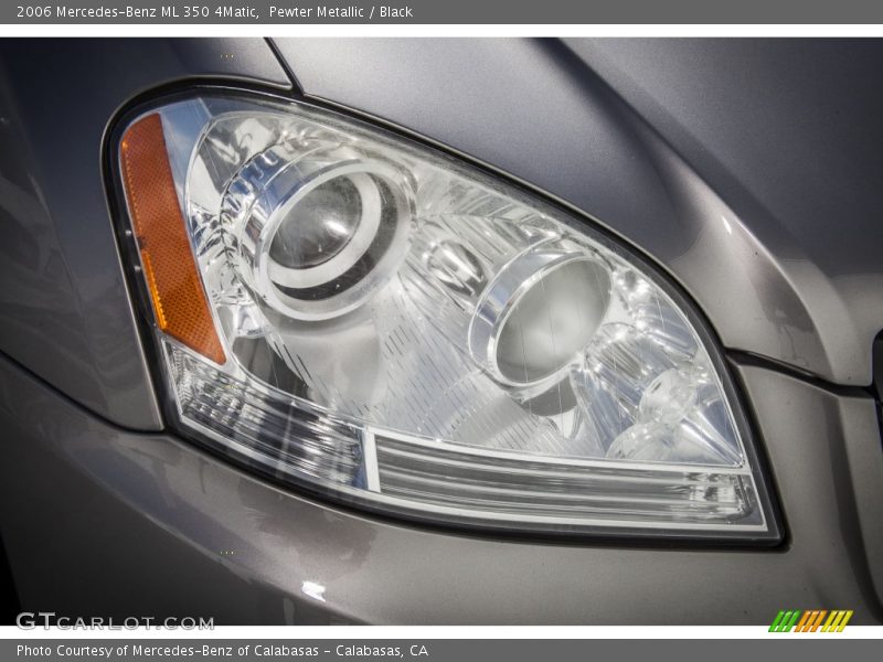 Pewter Metallic / Black 2006 Mercedes-Benz ML 350 4Matic