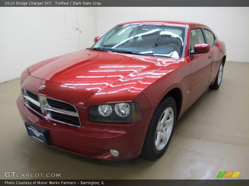 TorRed / Dark Slate Gray 2010 Dodge Charger SXT