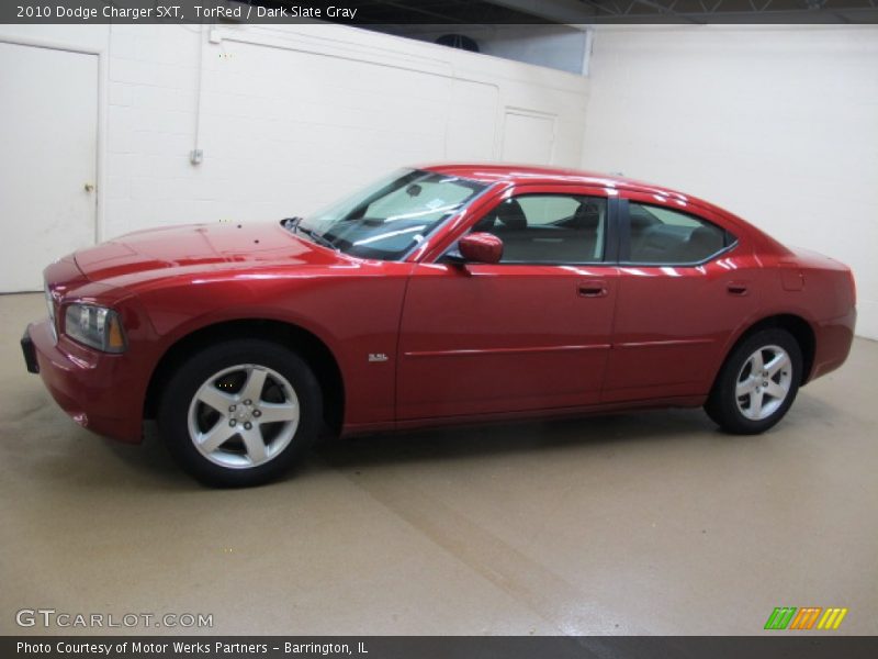 TorRed / Dark Slate Gray 2010 Dodge Charger SXT