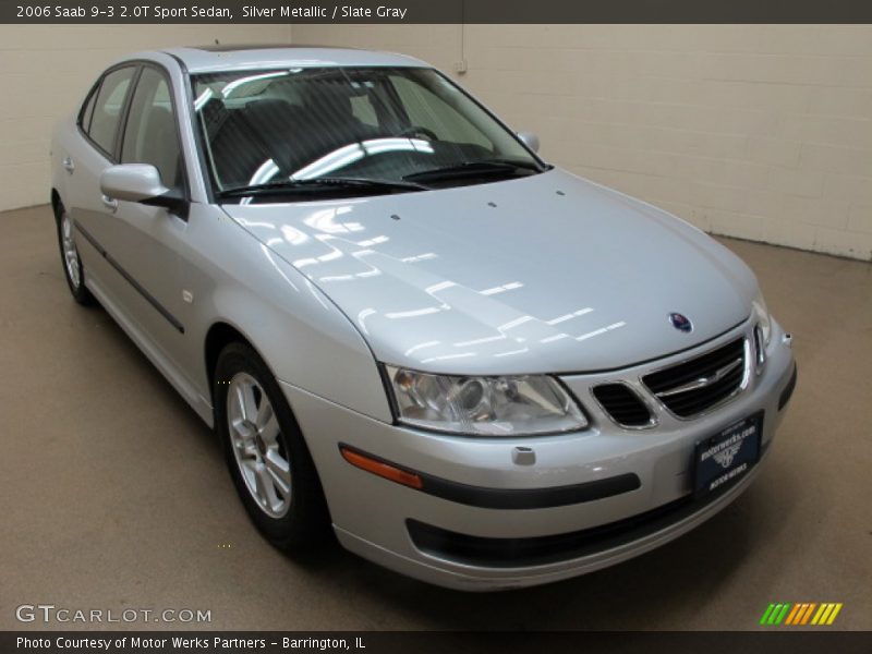 Silver Metallic / Slate Gray 2006 Saab 9-3 2.0T Sport Sedan