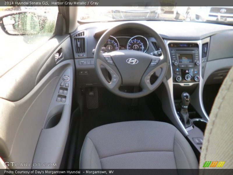 Harbor Gray Metallic / Gray 2014 Hyundai Sonata GLS