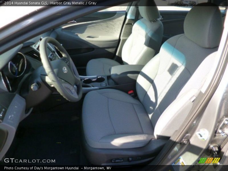 Harbor Gray Metallic / Gray 2014 Hyundai Sonata GLS