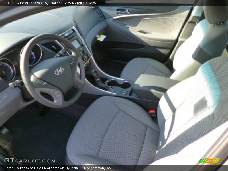 Harbor Gray Metallic / Gray 2014 Hyundai Sonata GLS