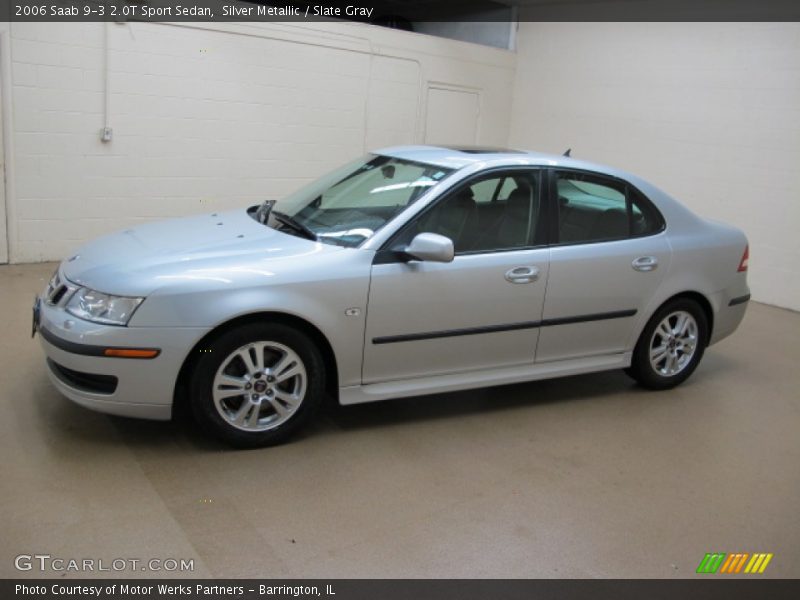 Silver Metallic / Slate Gray 2006 Saab 9-3 2.0T Sport Sedan