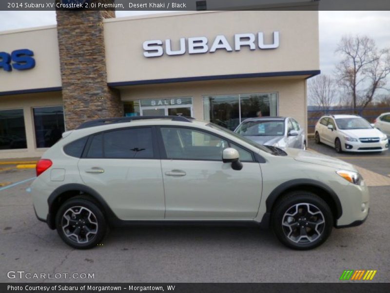 Desert Khaki / Black 2014 Subaru XV Crosstrek 2.0i Premium