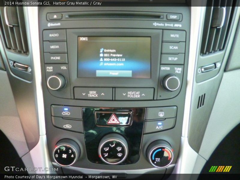 Harbor Gray Metallic / Gray 2014 Hyundai Sonata GLS