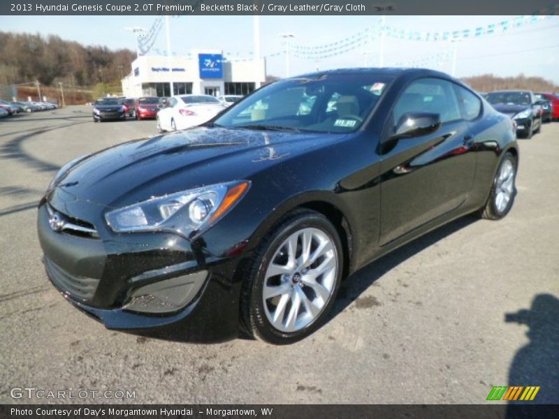 Becketts Black / Gray Leather/Gray Cloth 2013 Hyundai Genesis Coupe 2.0T Premium