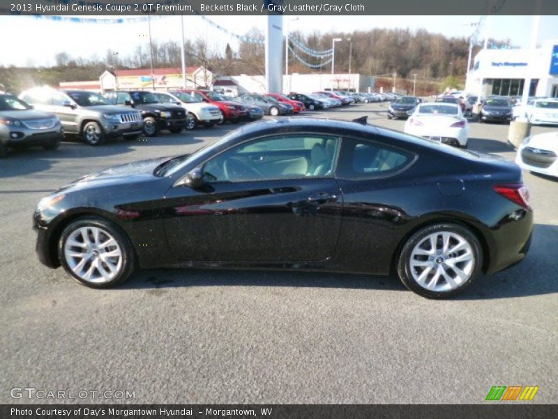 Becketts Black / Gray Leather/Gray Cloth 2013 Hyundai Genesis Coupe 2.0T Premium