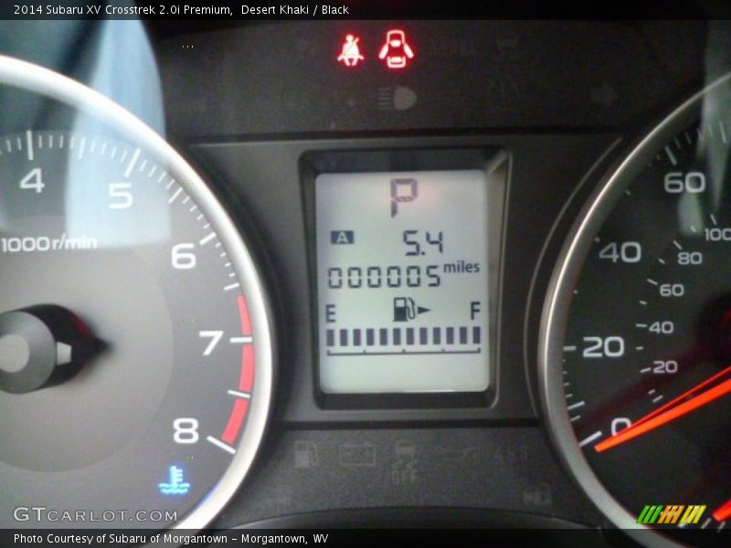 Desert Khaki / Black 2014 Subaru XV Crosstrek 2.0i Premium