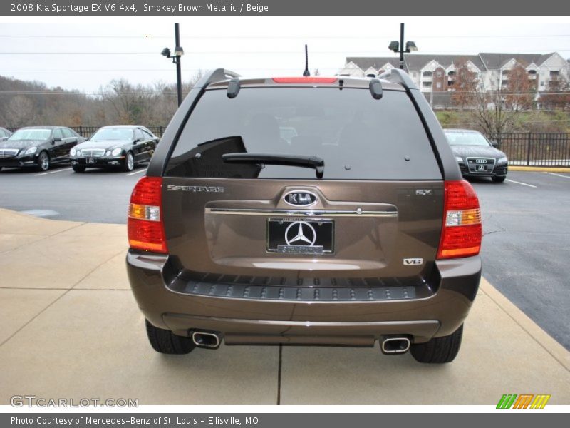Smokey Brown Metallic / Beige 2008 Kia Sportage EX V6 4x4