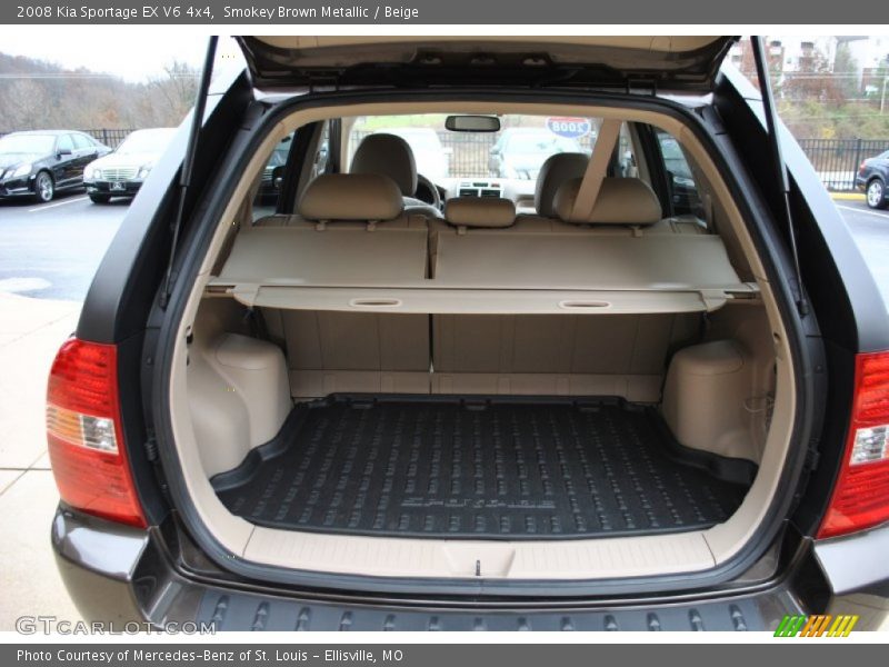 Smokey Brown Metallic / Beige 2008 Kia Sportage EX V6 4x4