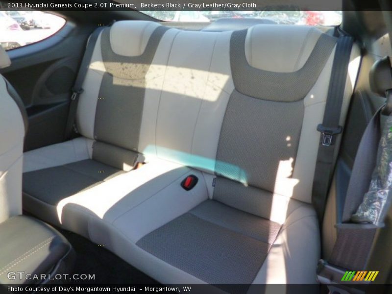 Becketts Black / Gray Leather/Gray Cloth 2013 Hyundai Genesis Coupe 2.0T Premium