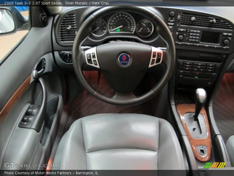 Silver Metallic / Slate Gray 2006 Saab 9-3 2.0T Sport Sedan