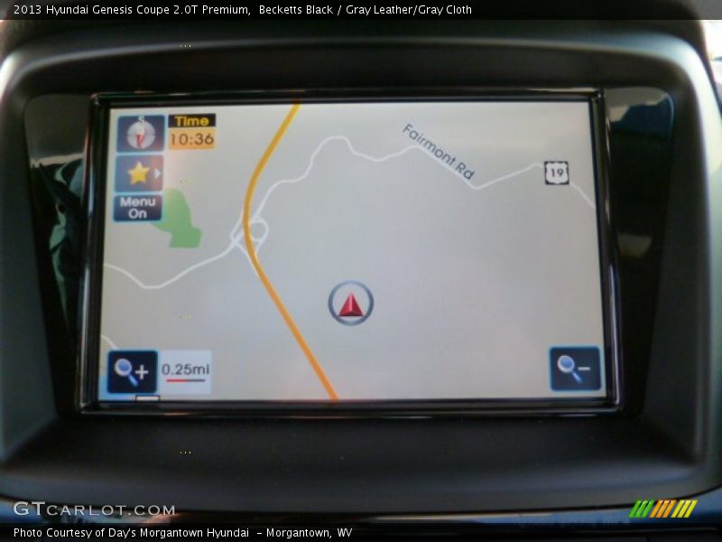 Becketts Black / Gray Leather/Gray Cloth 2013 Hyundai Genesis Coupe 2.0T Premium