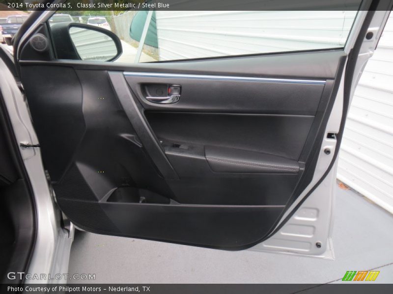 Classic Silver Metallic / Steel Blue 2014 Toyota Corolla S