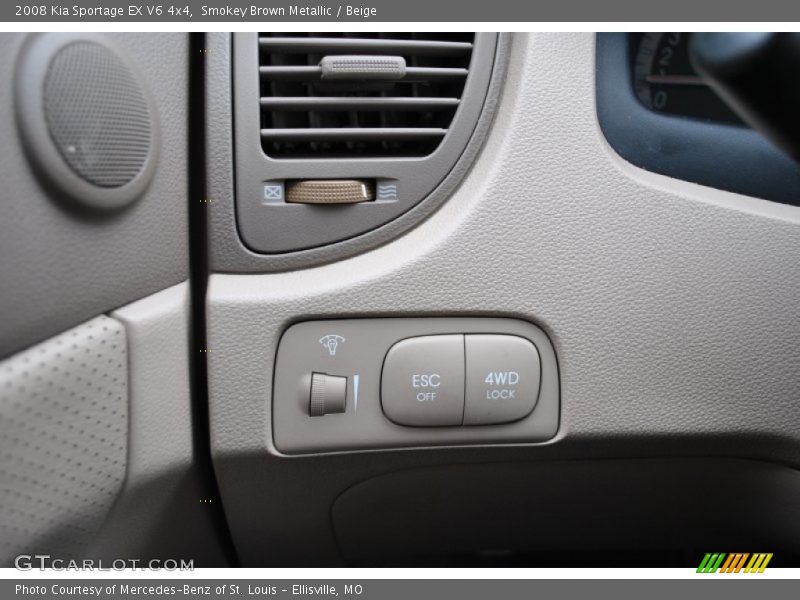 Smokey Brown Metallic / Beige 2008 Kia Sportage EX V6 4x4