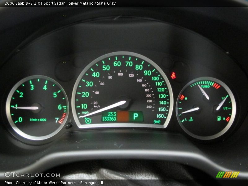Silver Metallic / Slate Gray 2006 Saab 9-3 2.0T Sport Sedan