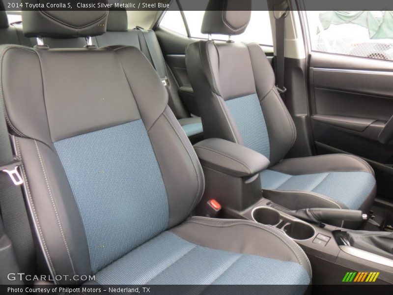 Classic Silver Metallic / Steel Blue 2014 Toyota Corolla S