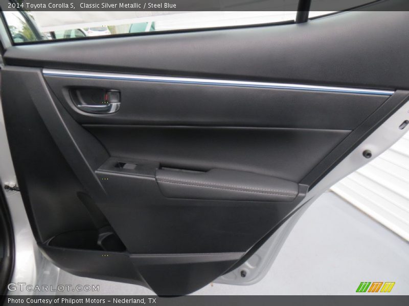 Classic Silver Metallic / Steel Blue 2014 Toyota Corolla S