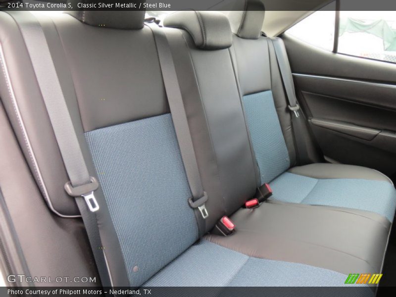 Classic Silver Metallic / Steel Blue 2014 Toyota Corolla S