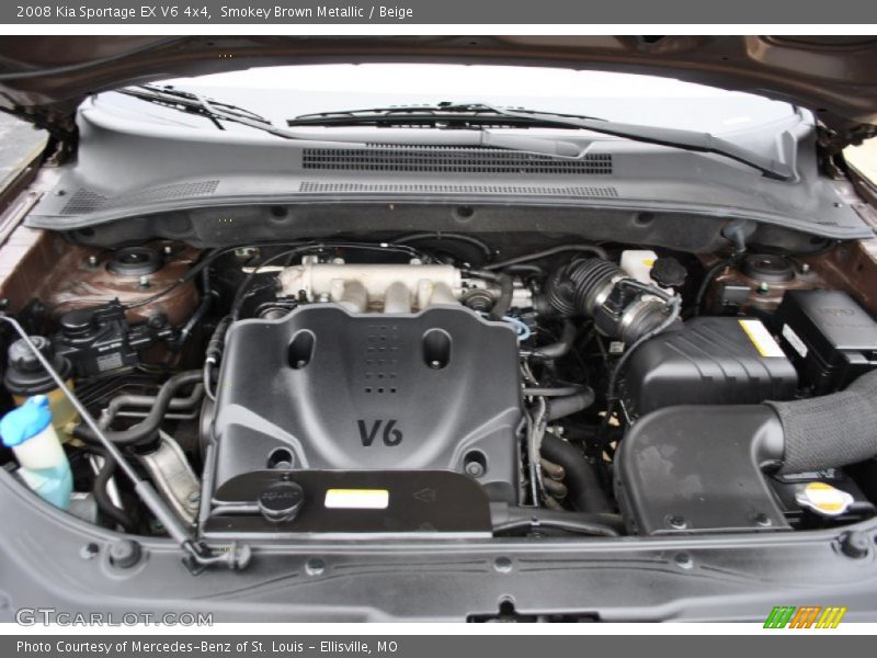 Smokey Brown Metallic / Beige 2008 Kia Sportage EX V6 4x4