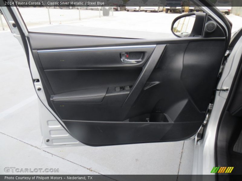 Classic Silver Metallic / Steel Blue 2014 Toyota Corolla S