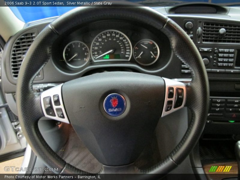 Silver Metallic / Slate Gray 2006 Saab 9-3 2.0T Sport Sedan