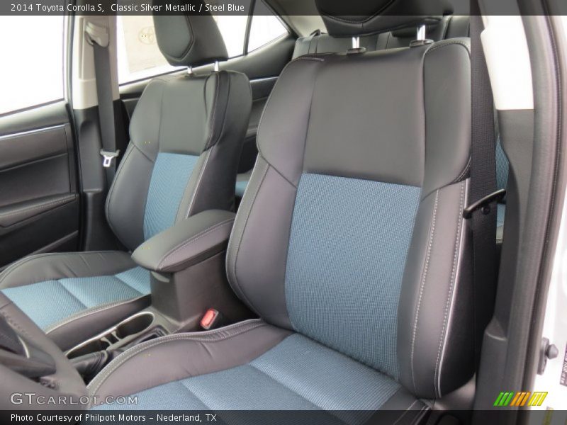 Classic Silver Metallic / Steel Blue 2014 Toyota Corolla S