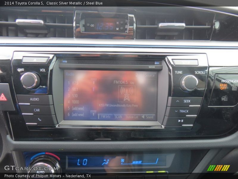 Classic Silver Metallic / Steel Blue 2014 Toyota Corolla S