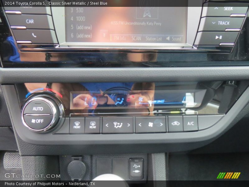 Classic Silver Metallic / Steel Blue 2014 Toyota Corolla S