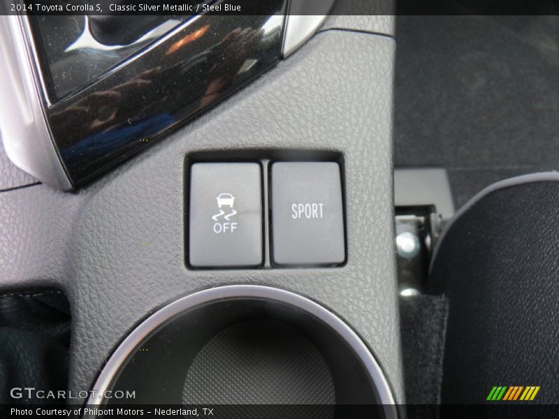 Classic Silver Metallic / Steel Blue 2014 Toyota Corolla S