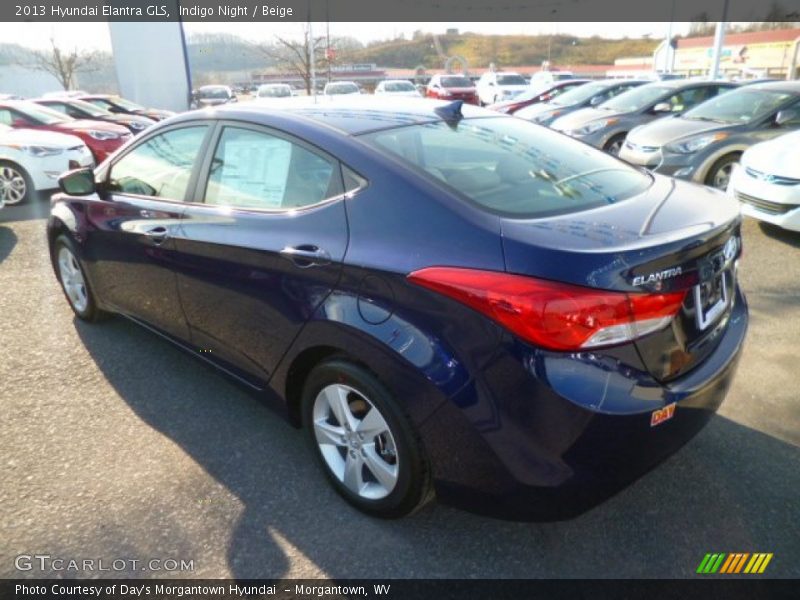 Indigo Night / Beige 2013 Hyundai Elantra GLS