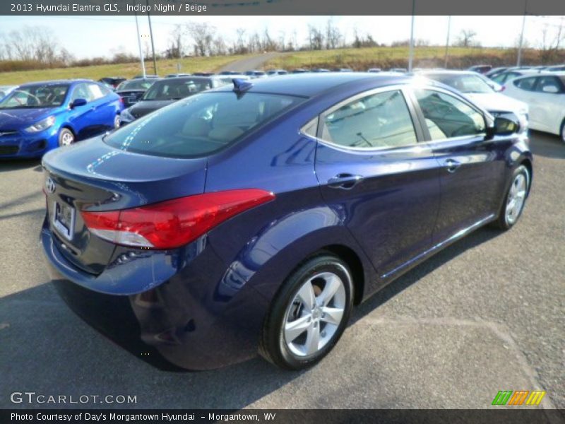 Indigo Night / Beige 2013 Hyundai Elantra GLS