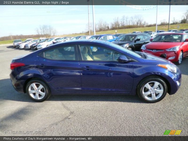 Indigo Night / Beige 2013 Hyundai Elantra GLS
