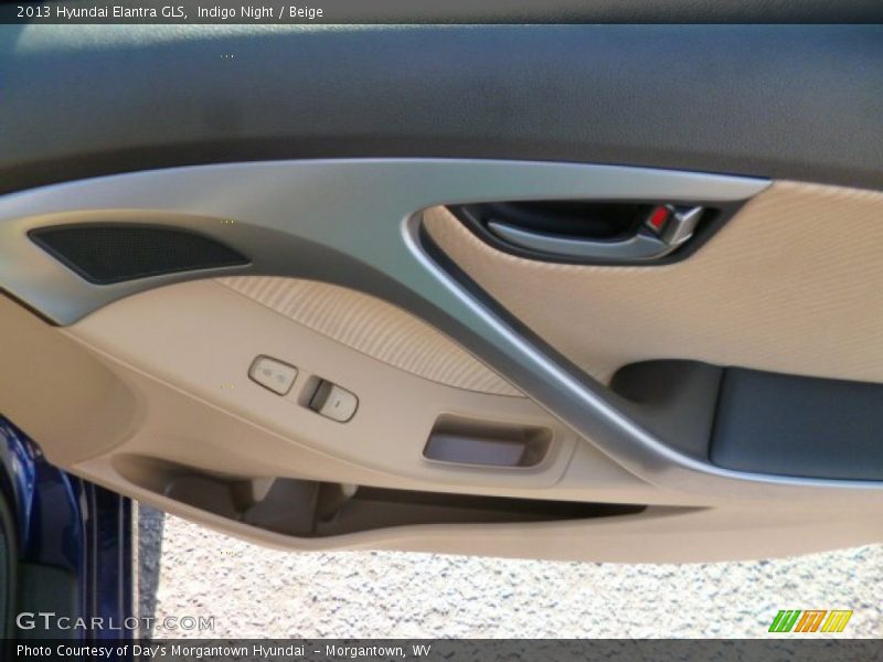 Indigo Night / Beige 2013 Hyundai Elantra GLS