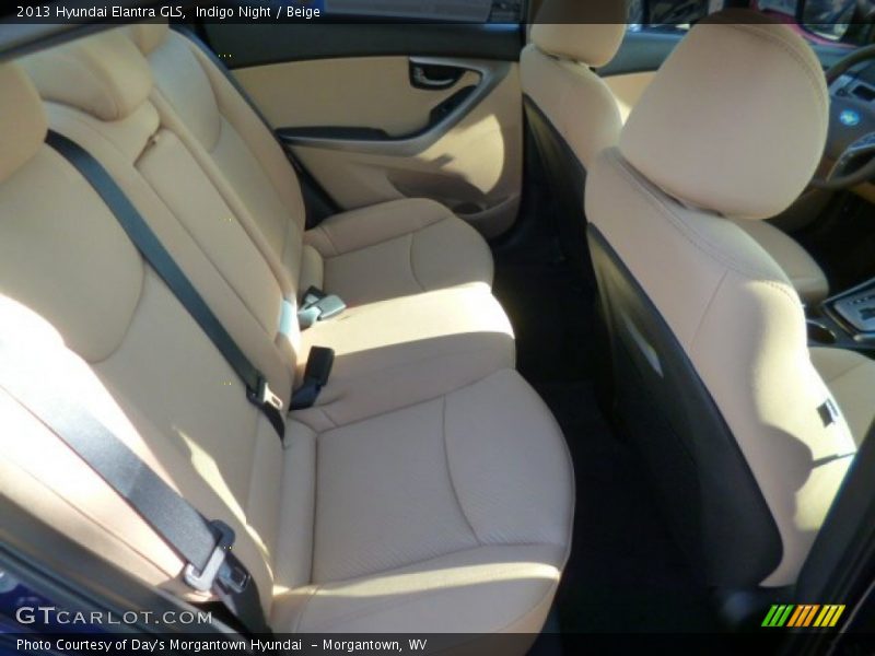 Indigo Night / Beige 2013 Hyundai Elantra GLS