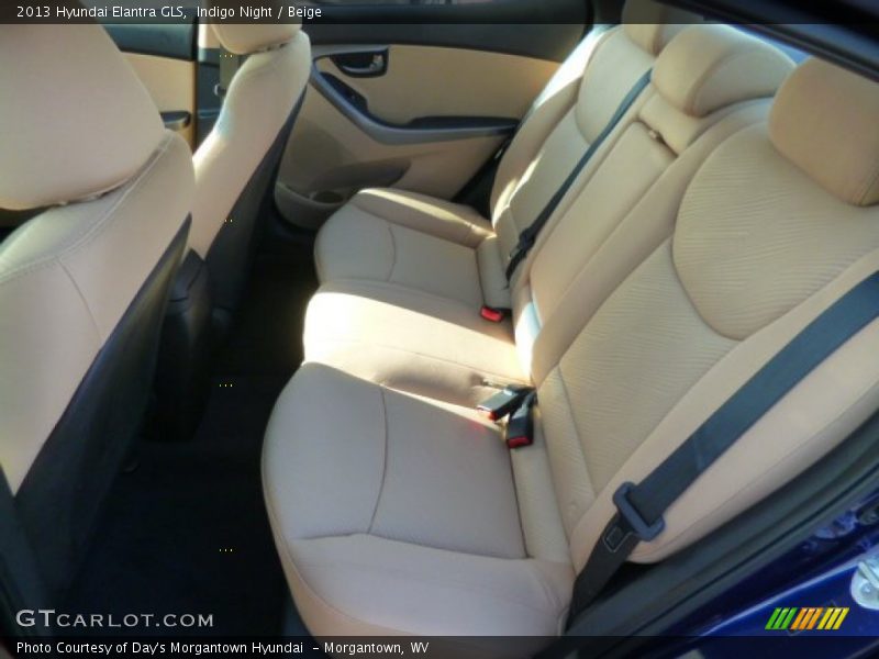 Indigo Night / Beige 2013 Hyundai Elantra GLS