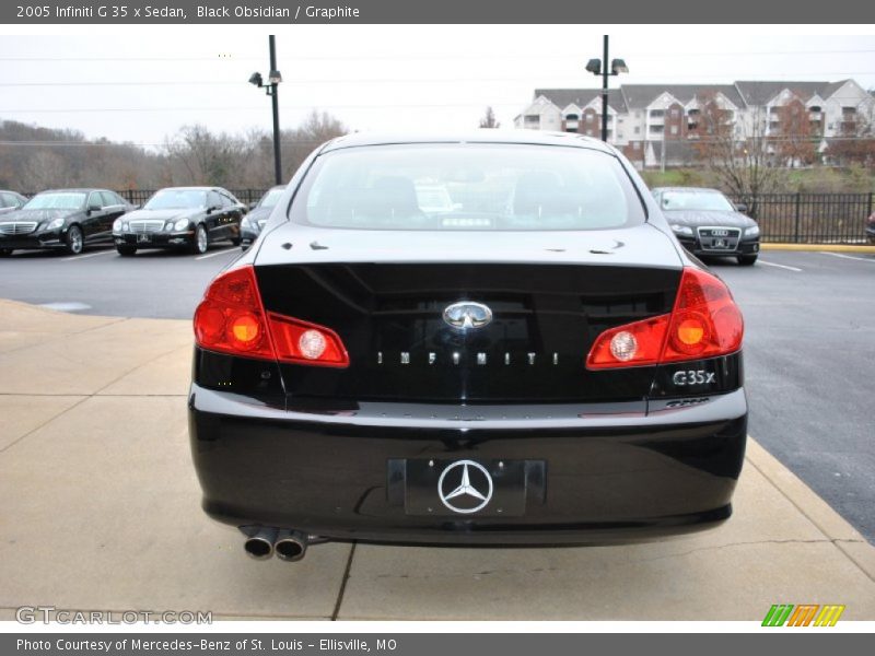 Black Obsidian / Graphite 2005 Infiniti G 35 x Sedan