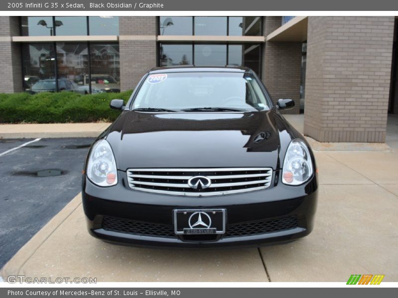 Black Obsidian / Graphite 2005 Infiniti G 35 x Sedan