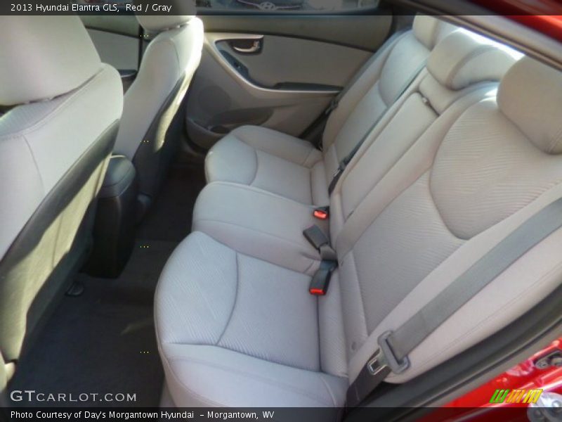 Red / Gray 2013 Hyundai Elantra GLS